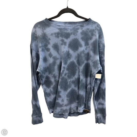 Top Long Sleeve By Time And Tru In Tie Dye Print, Size: Xl