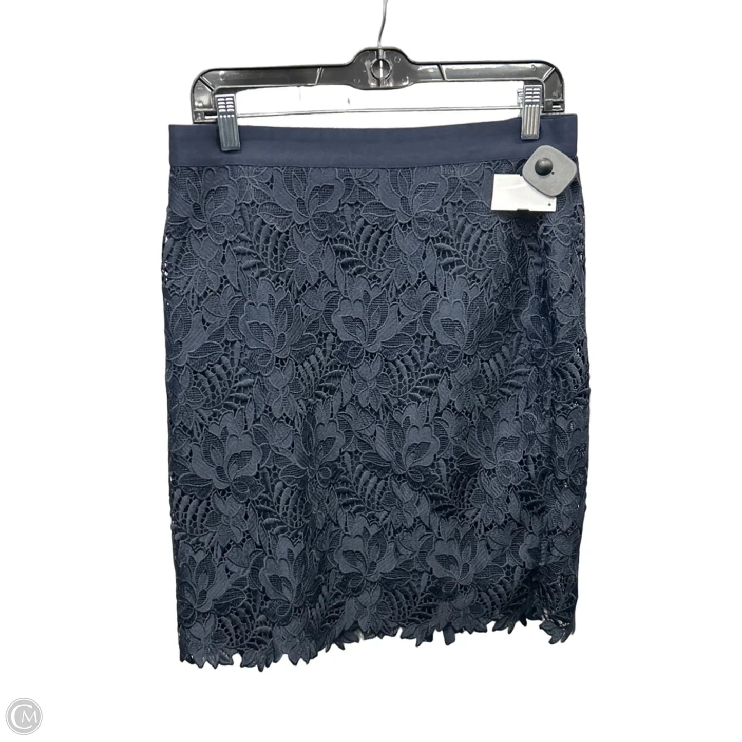 Skirt Midi By Ann Taylor In Navy, Size: 10