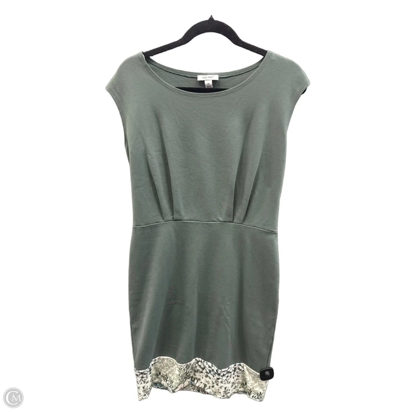 Dress Casual Midi By Nine West In Green, Size: M