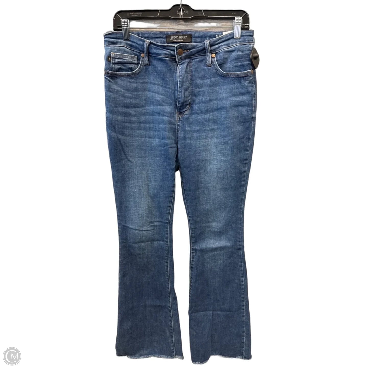 Jeans Flared By Judy Blue In Blue Denim, Size: 10