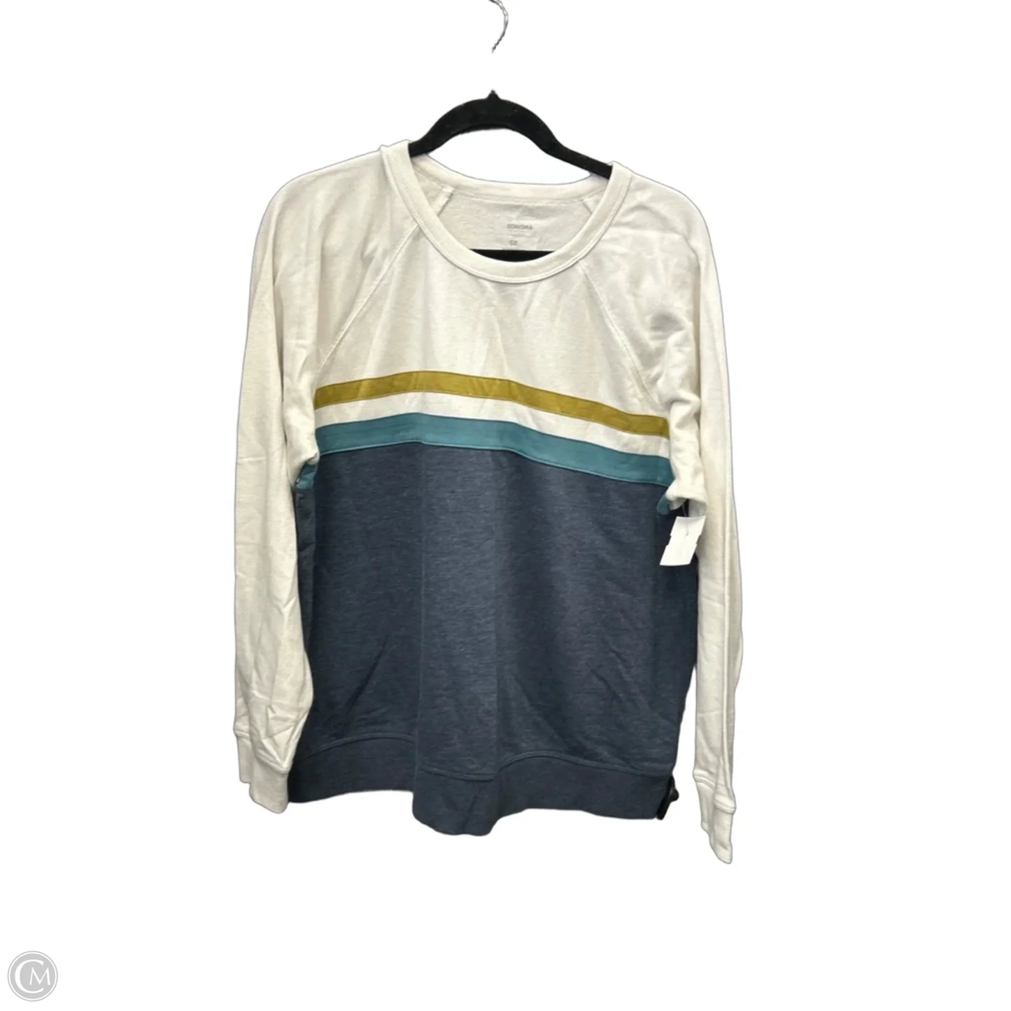 Sweatshirt Crewneck By Sonoma In White, Size: Xl