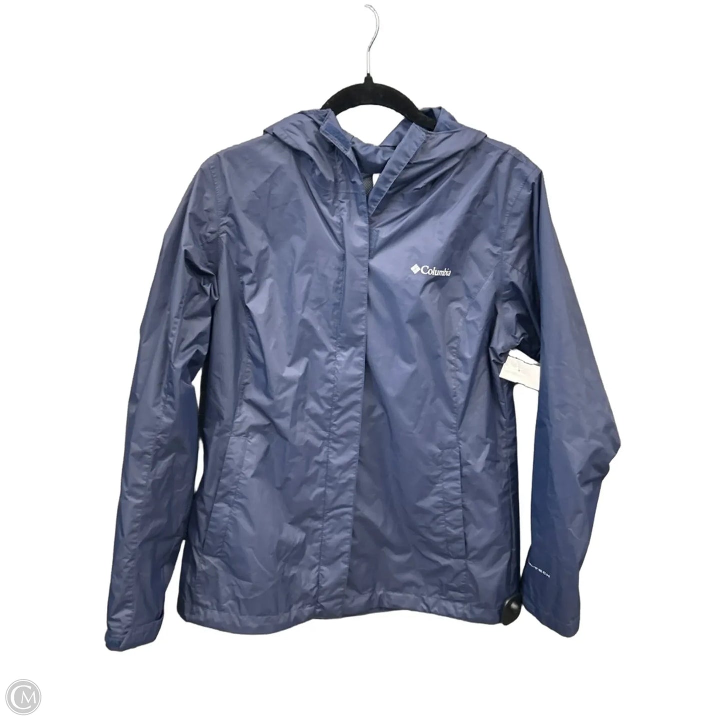 Jacket Windbreaker By Columbia In Navy, Size: M