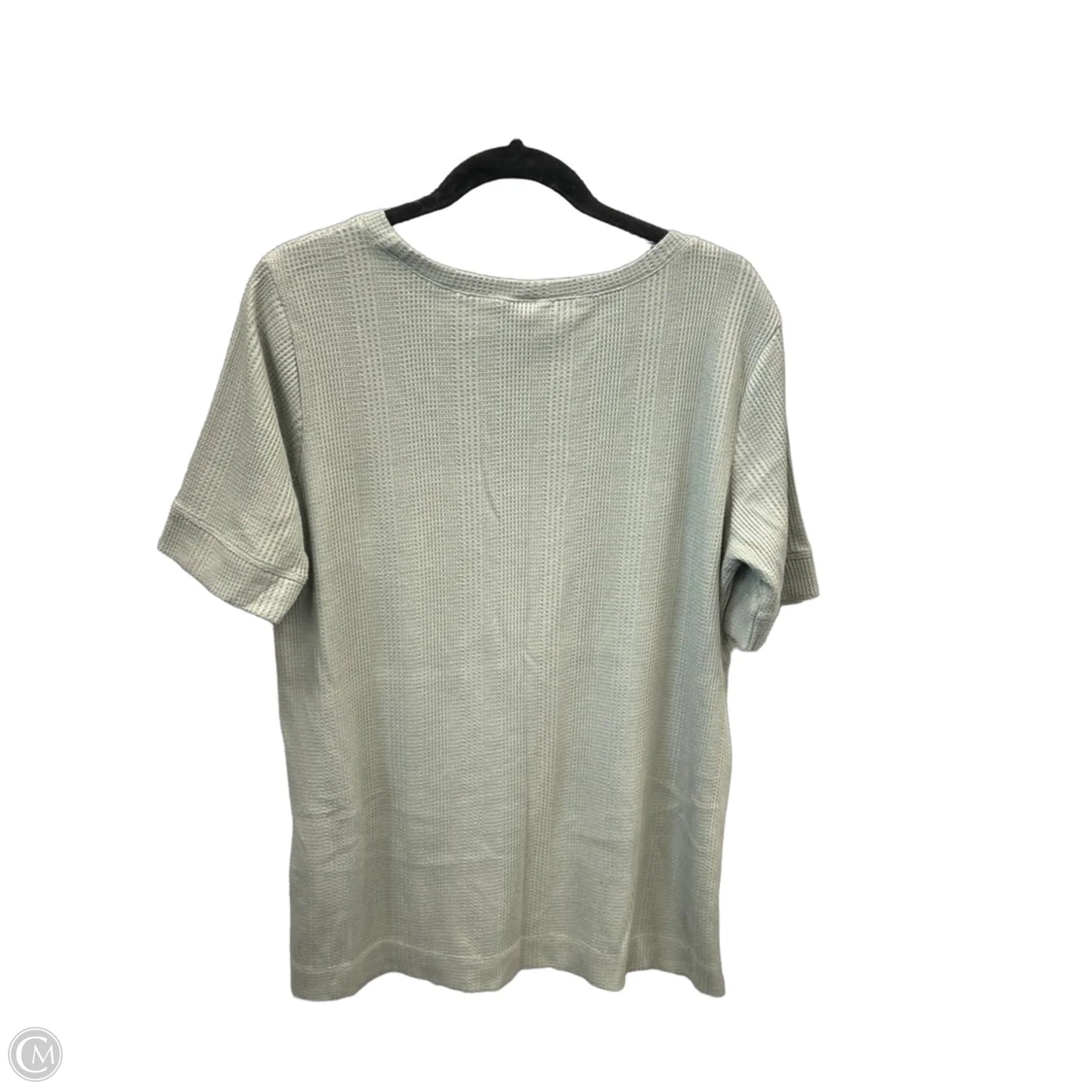 Tunic Short Sleeve By Eddie Bauer In Green, Size: L