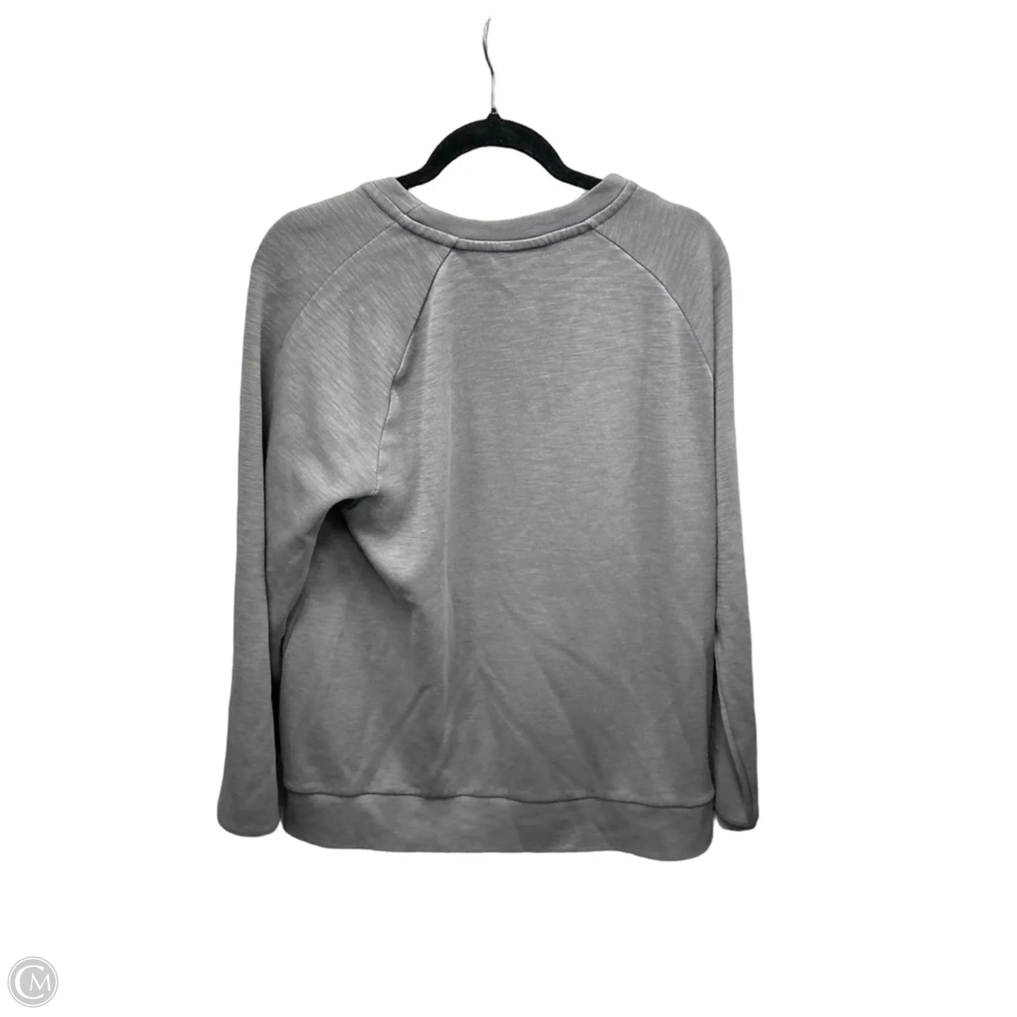 Sweatshirt Crewneck By Nike Apparel In Grey, Size: M