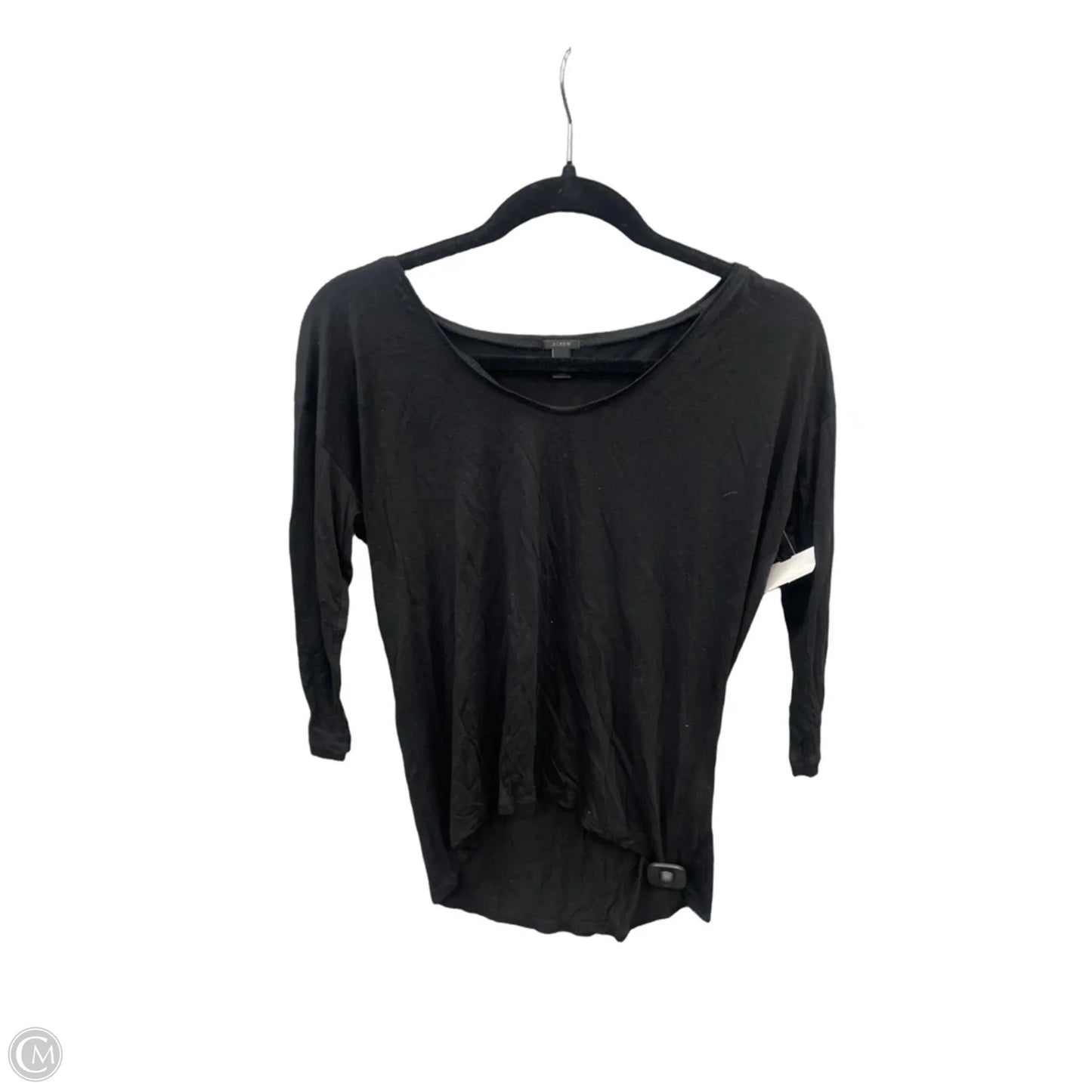 Top Long Sleeve Basic By J. Crew In Black, Size: Xs