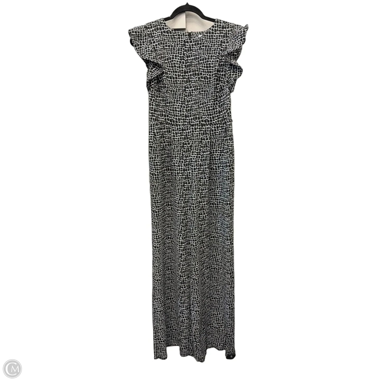 Jumpsuit By Calvin Klein In Black & White, Size: S