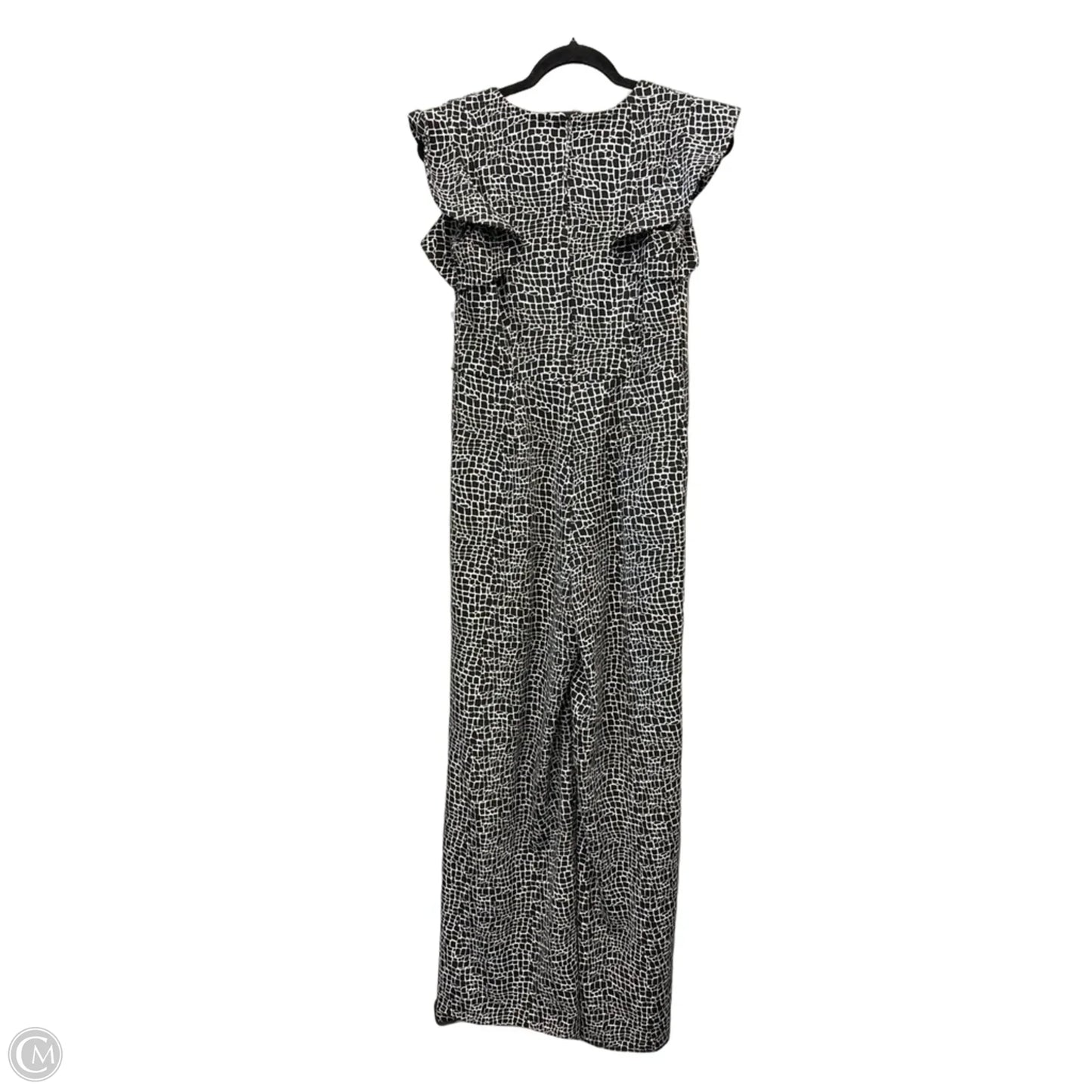 Jumpsuit By Calvin Klein In Black & White, Size: S
