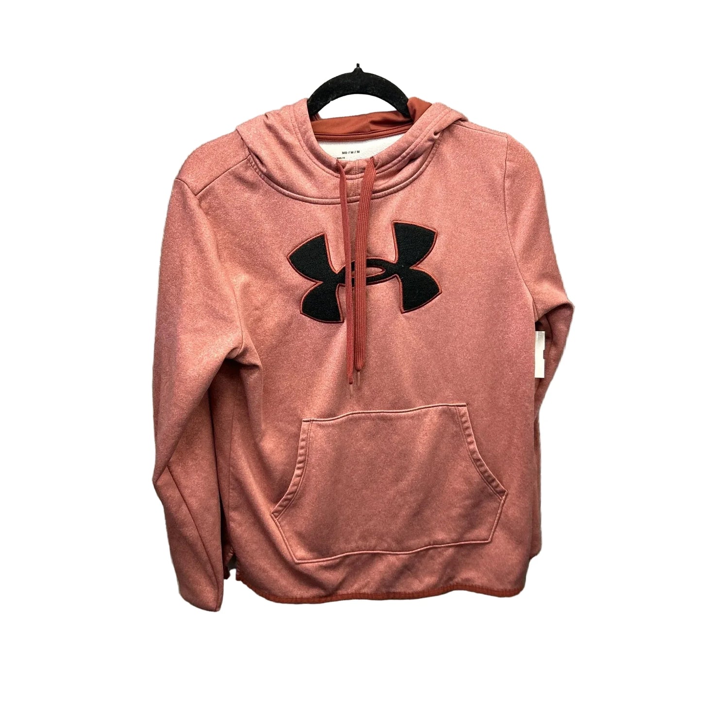Athletic Sweatshirt Hoodie By Under Armour In Red, Size: M