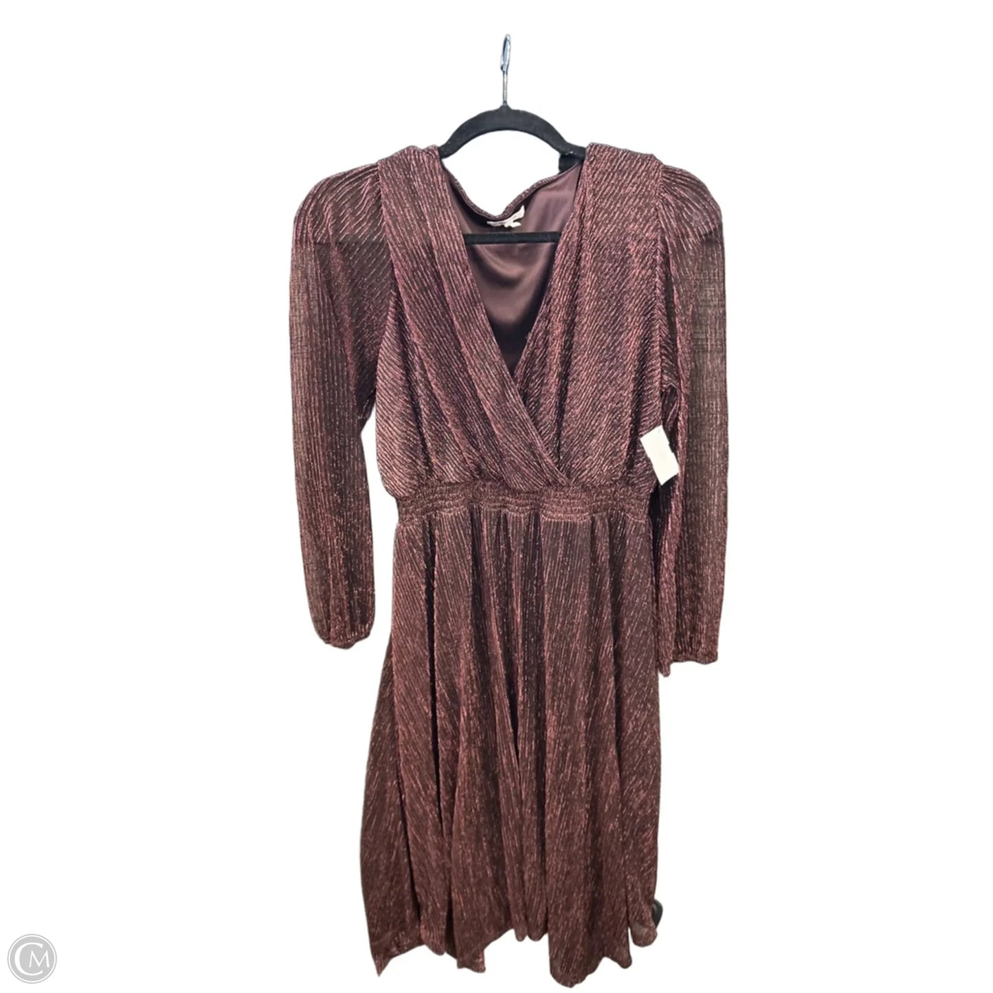 Dress Party Midi By Maurices In Maroon, Size: L