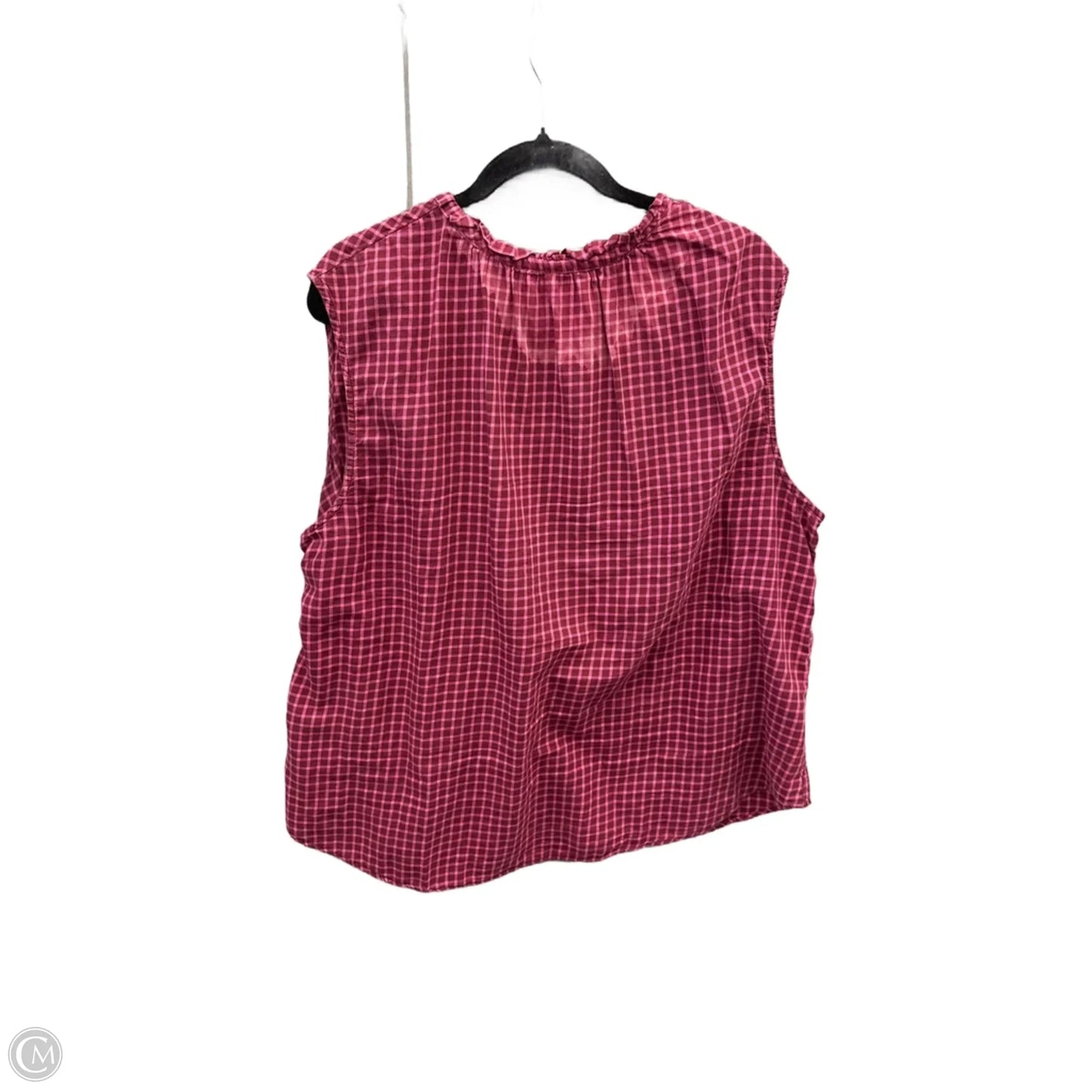Top Sleeveless By Old Navy In Red, Size: Xxl