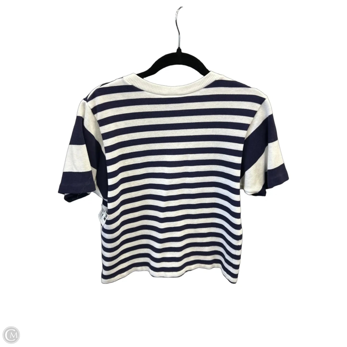 Top Short Sleeve By Catalina In Striped Pattern, Size: M