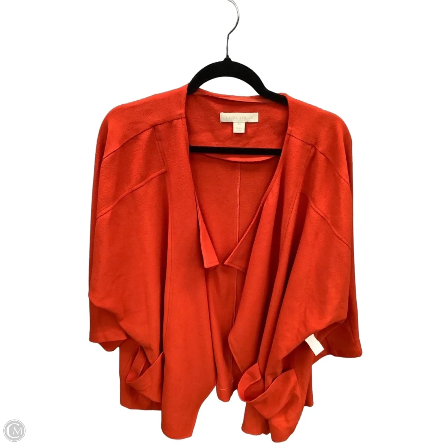 Cardigan By Laura Ashley In Orange, Size: 3x