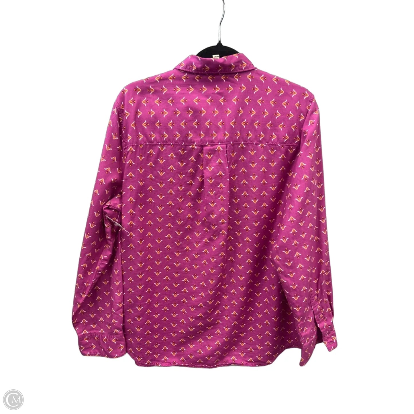Top Long Sleeve By St Johns Bay In Pink, Size: Xl