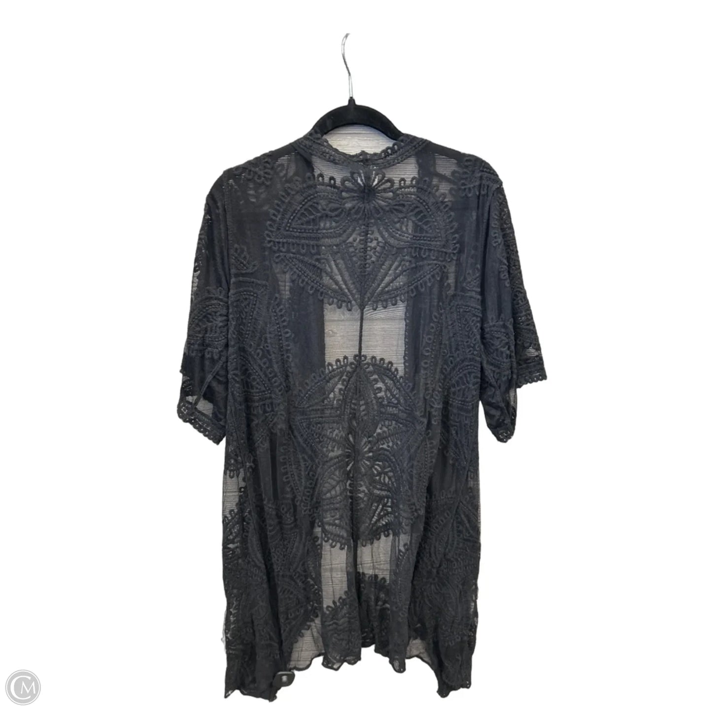 Kimono By Clothes Mentor In Black, Size: S
