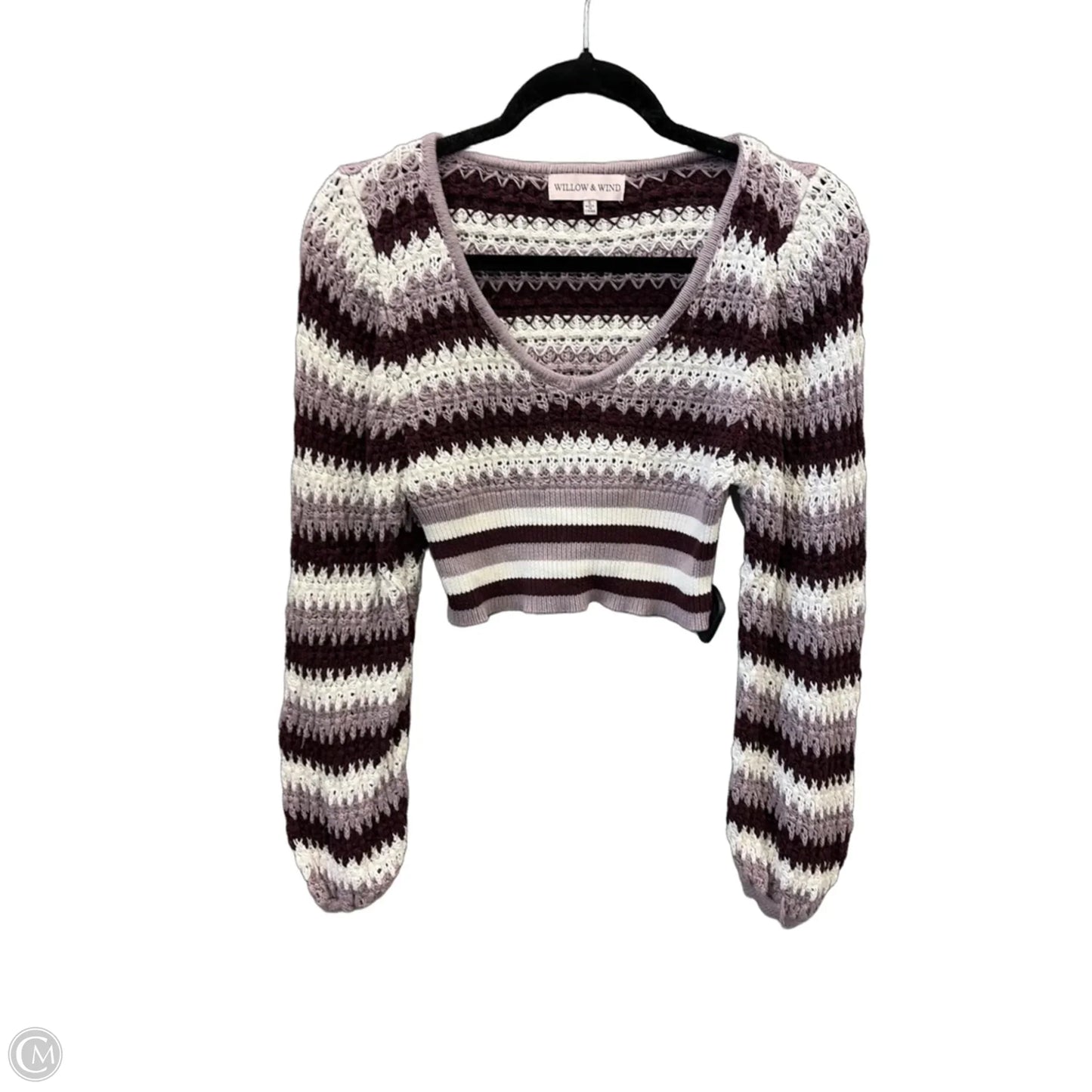 Sweater By Clothes Mentor In Purple, Size: S