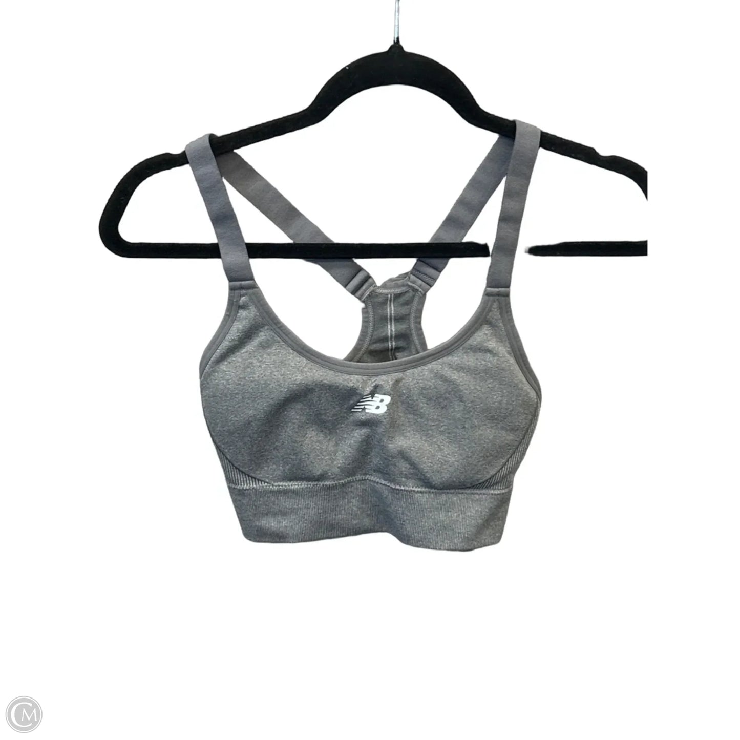 Athletic Bra By New Balance In Grey, Size: M
