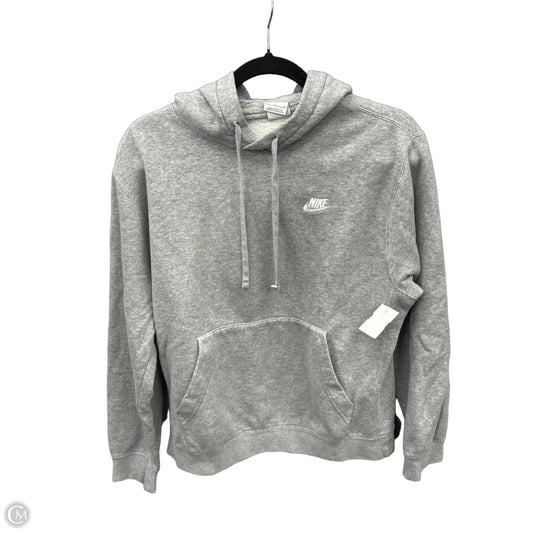 Sweatshirt Hoodie By Nike Apparel In Grey, Size: Sp
