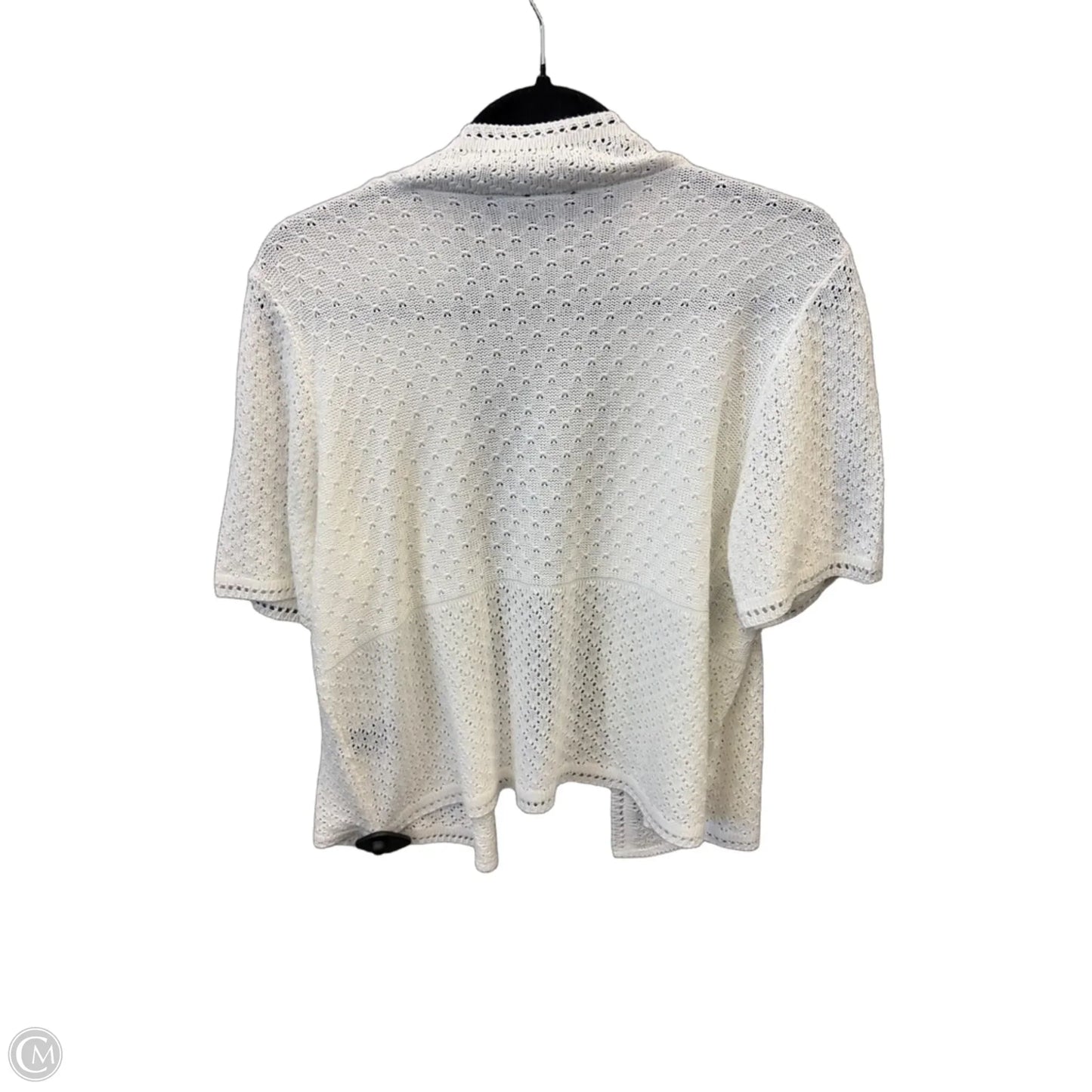 Cardigan By Perceptions In White, Size: L