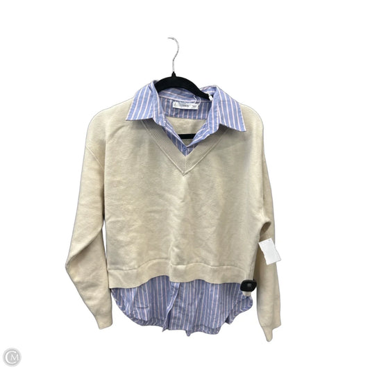 Sweater By Mng In Tan, Size: M