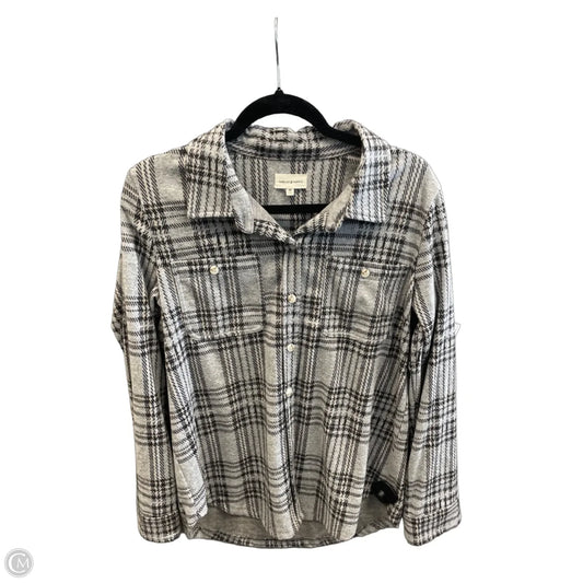 Top Long Sleeve By Thread And Supply In Grey, Size: M