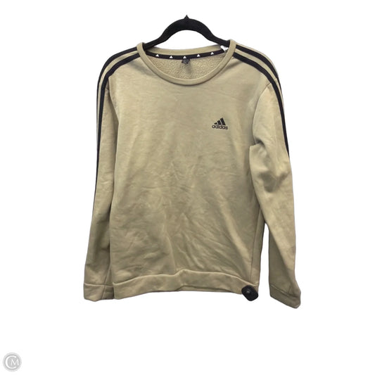 Athletic Sweatshirt Crewneck By Adidas In Green, Size: M