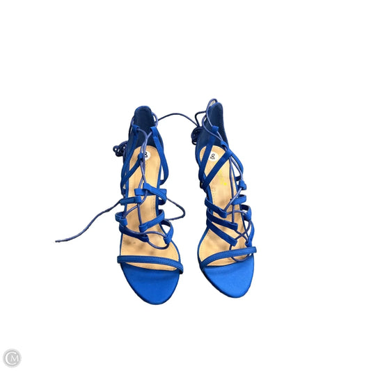 Shoes Heels Stiletto By Shoedazzle In Blue, Size: 8
