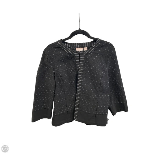 Jacket Shirt By Chicos In Black, Size: L