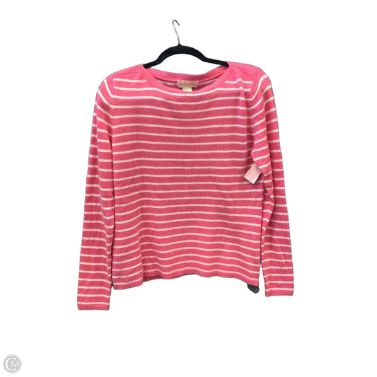 Sweater By Peck And Peck In Pink, Size: L