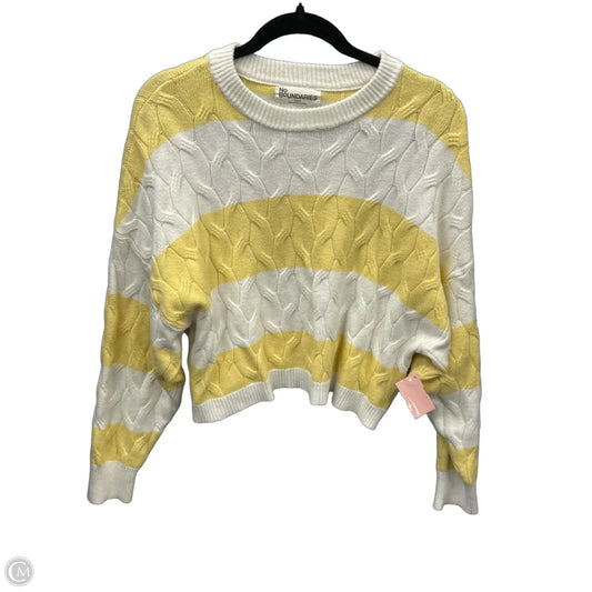 Sweater By No Boundaries In Striped Pattern, Size: L