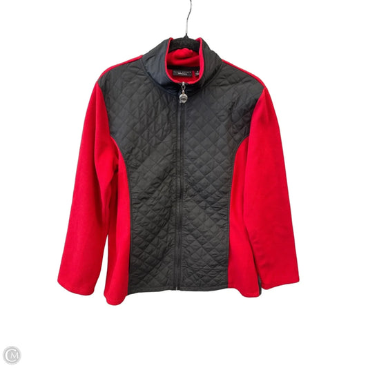 Jacket Other By Susan Graver In Black & Red, Size: M