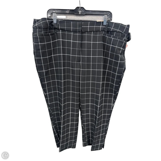 Capris By Evri In Black, Size: 18