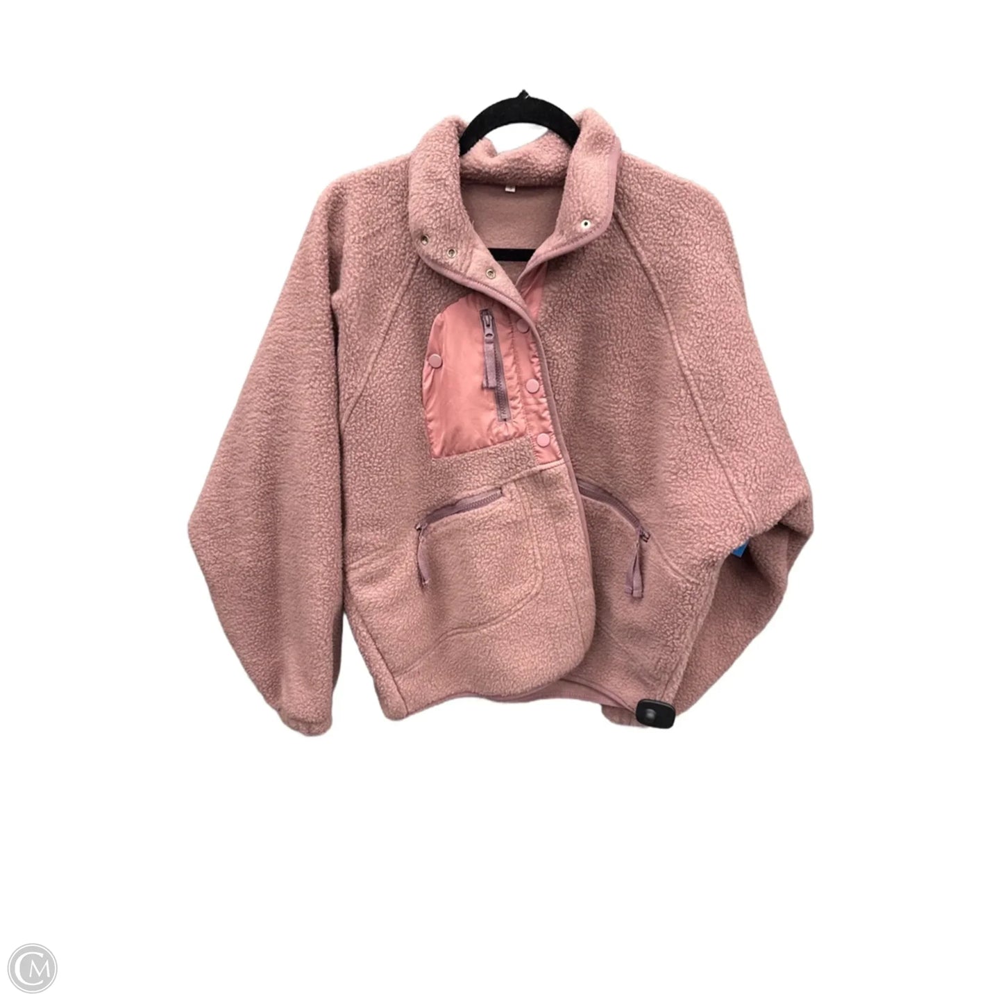 Jacket Fleece By Clothes Mentor In Pink, Size: S