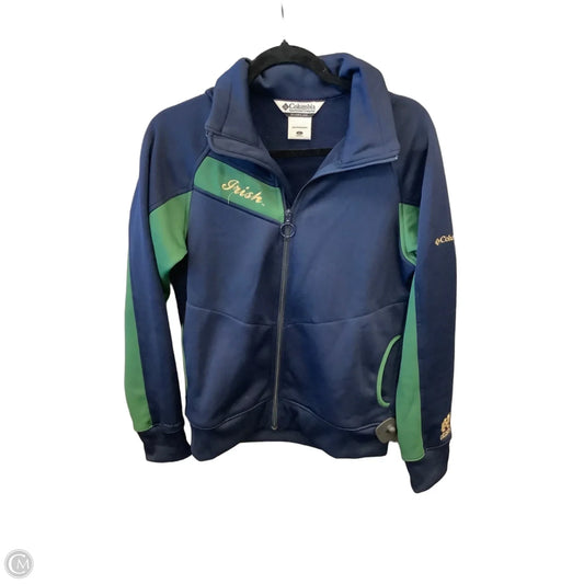 Athletic Jacket By Columbia In Navy, Size: L