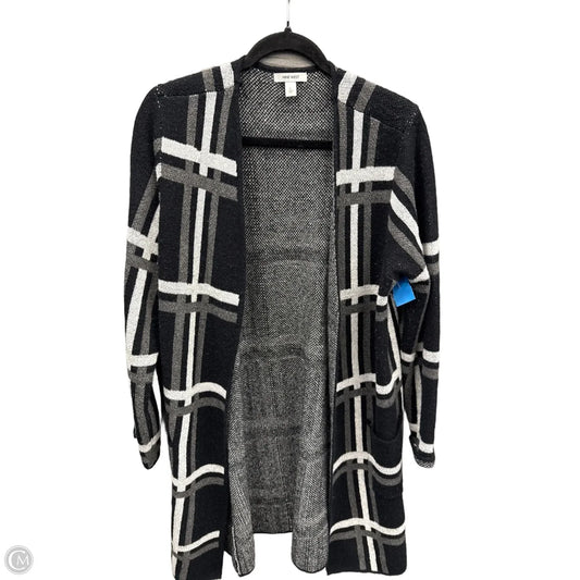 Sweater Cardigan By Nine West In Black, Size: L