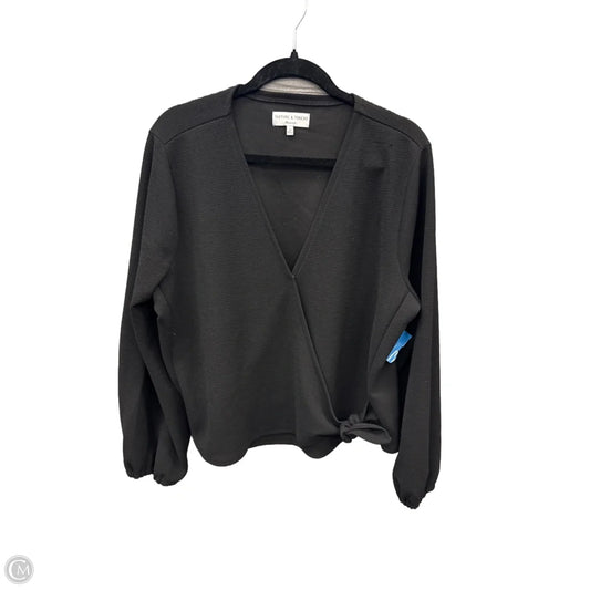 Top 3/4 Sleeve By Dressbarn In Grey, Size: 3x