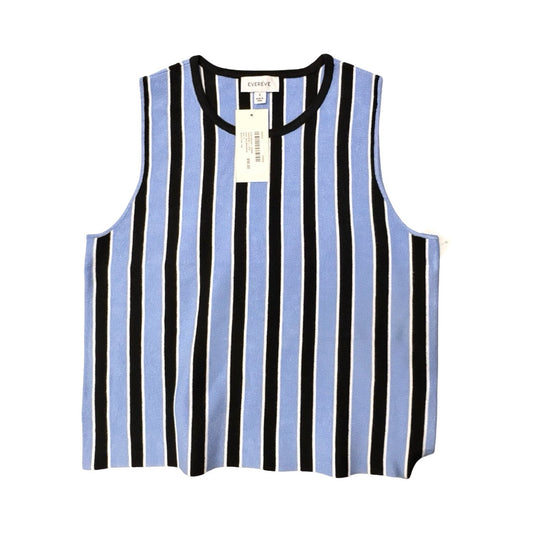 Top Sleeveless By Evereve In Striped Pattern, Size:S