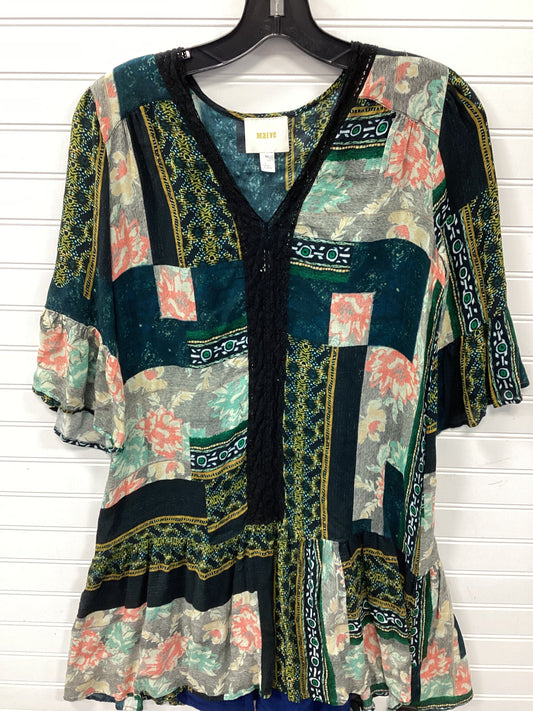 Dress Casual Midi By Maeve In Green, Size:Xs