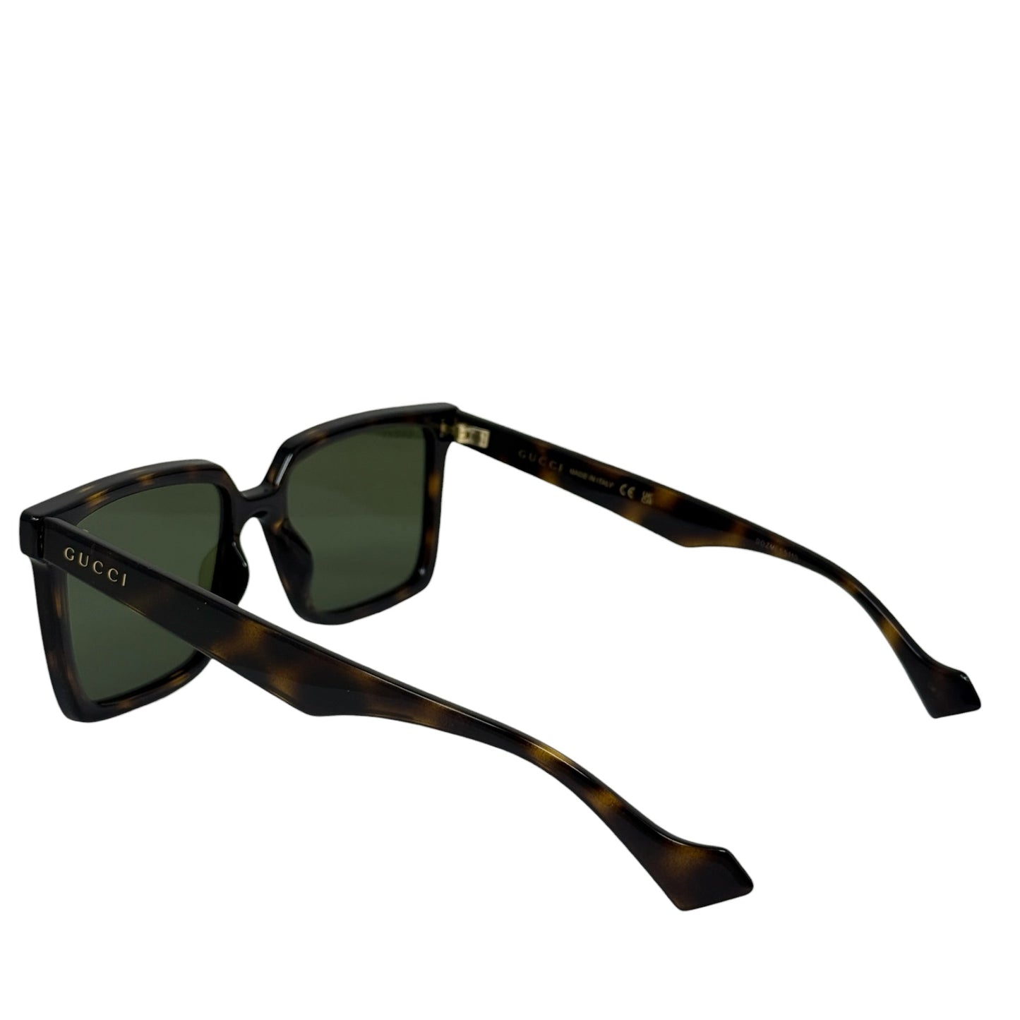GG1540S-002 Havanna Square Men’s Sunglasses Luxury Designer By Gucci, Size: