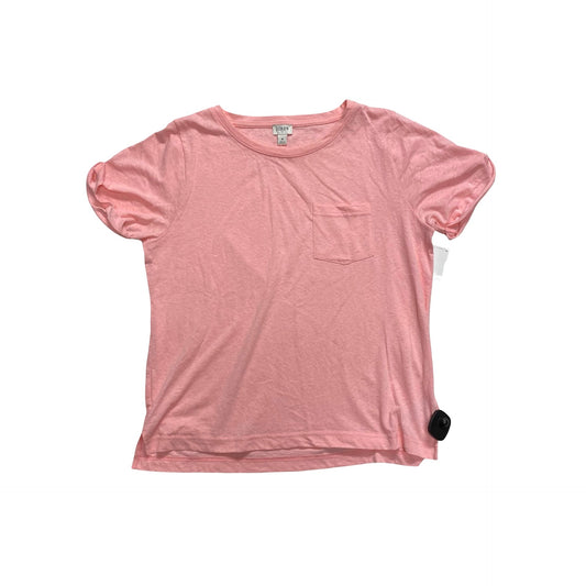 Top Ss By J. Crew In Pink, Size:M