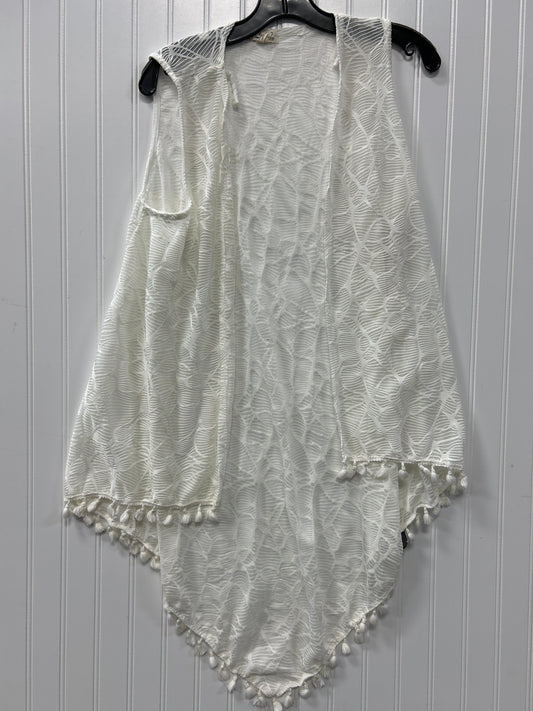 Kimono By Clothes Mentor In White, Size:L