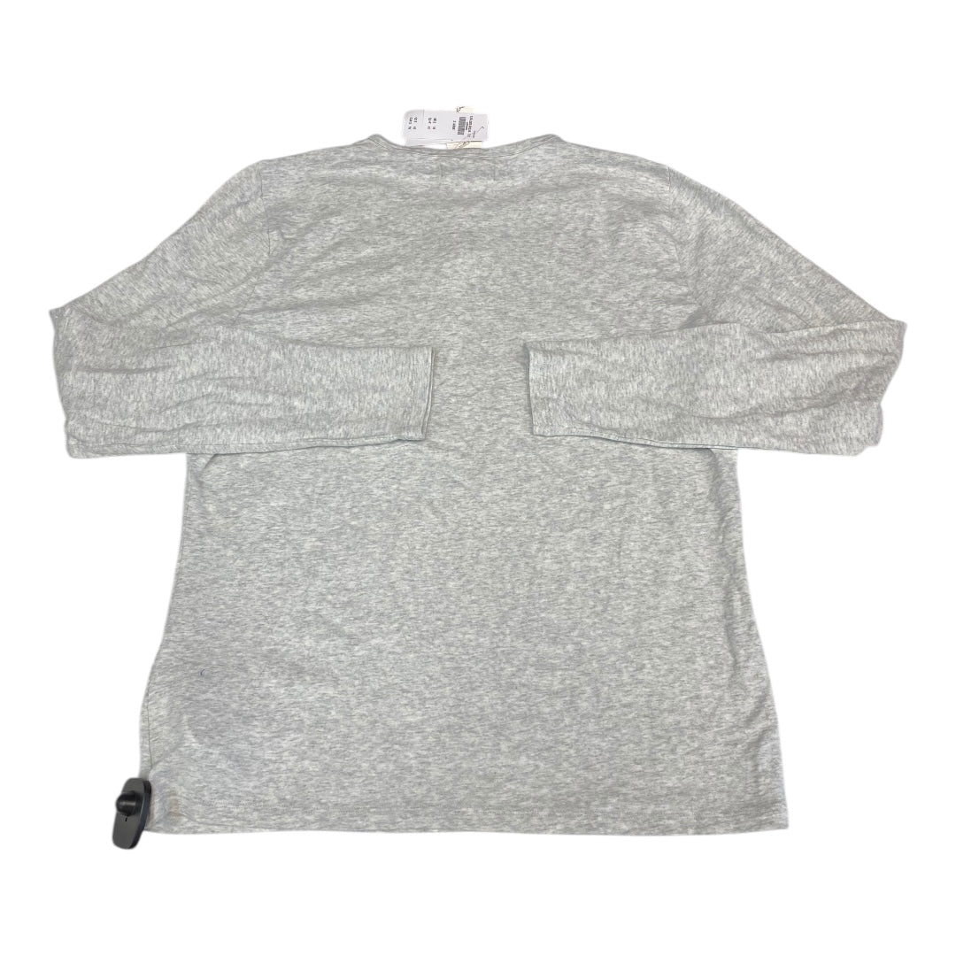 Top Ls By Abercrombie And Fitch In Grey, Size:Xl