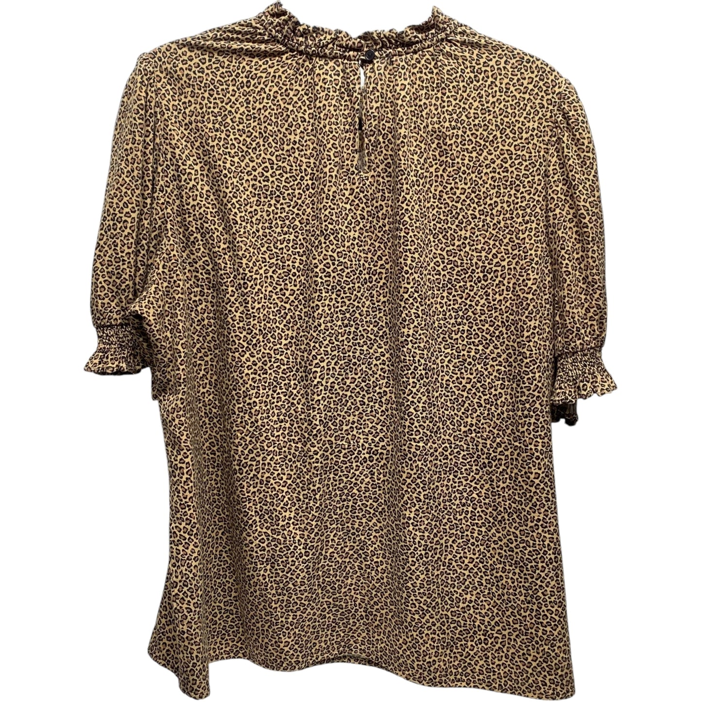 Top Short Sleeve By Amazon Essentials In Animal Print, Size: Xl