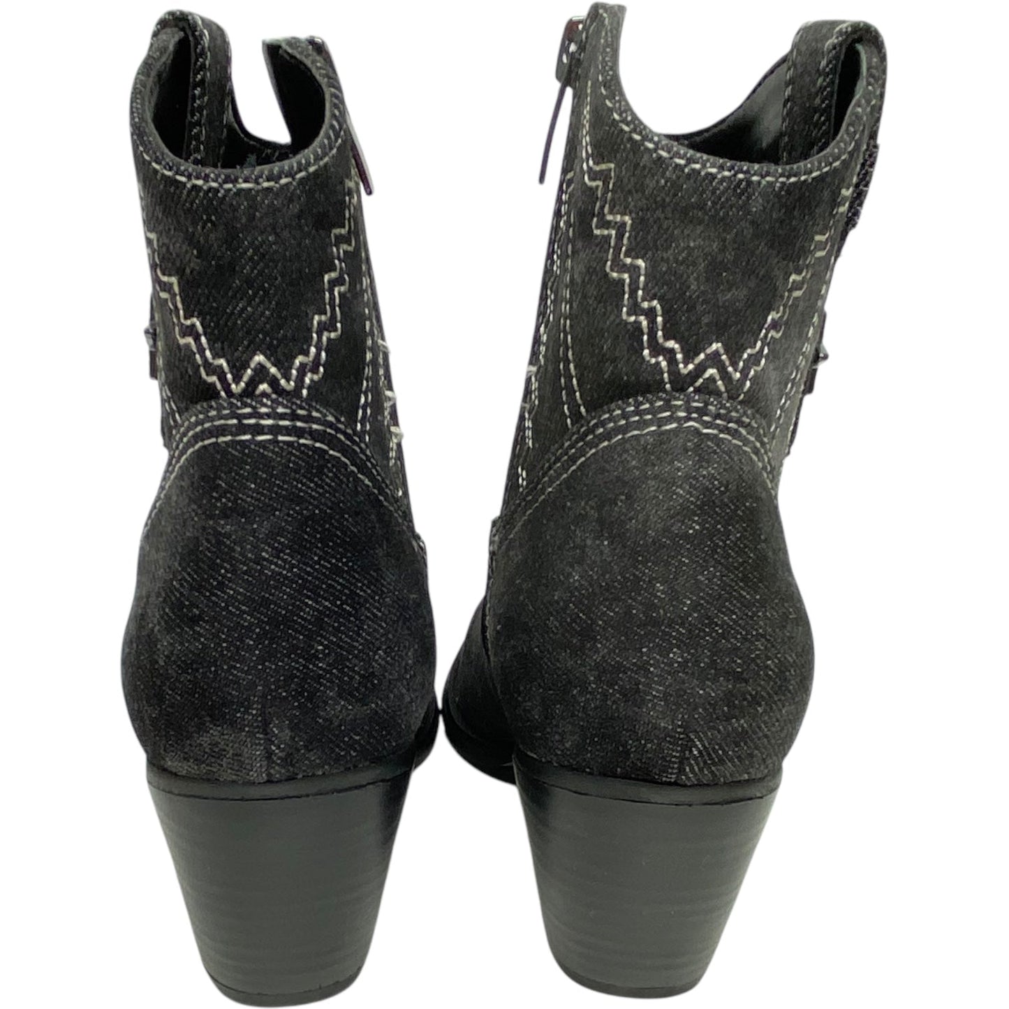 Boots Western By Nine West In Black, Size: 6.5