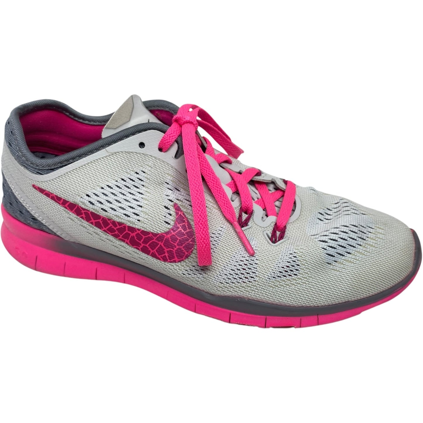 Shoes Athletic By Nike In Pink & White, Size: 7