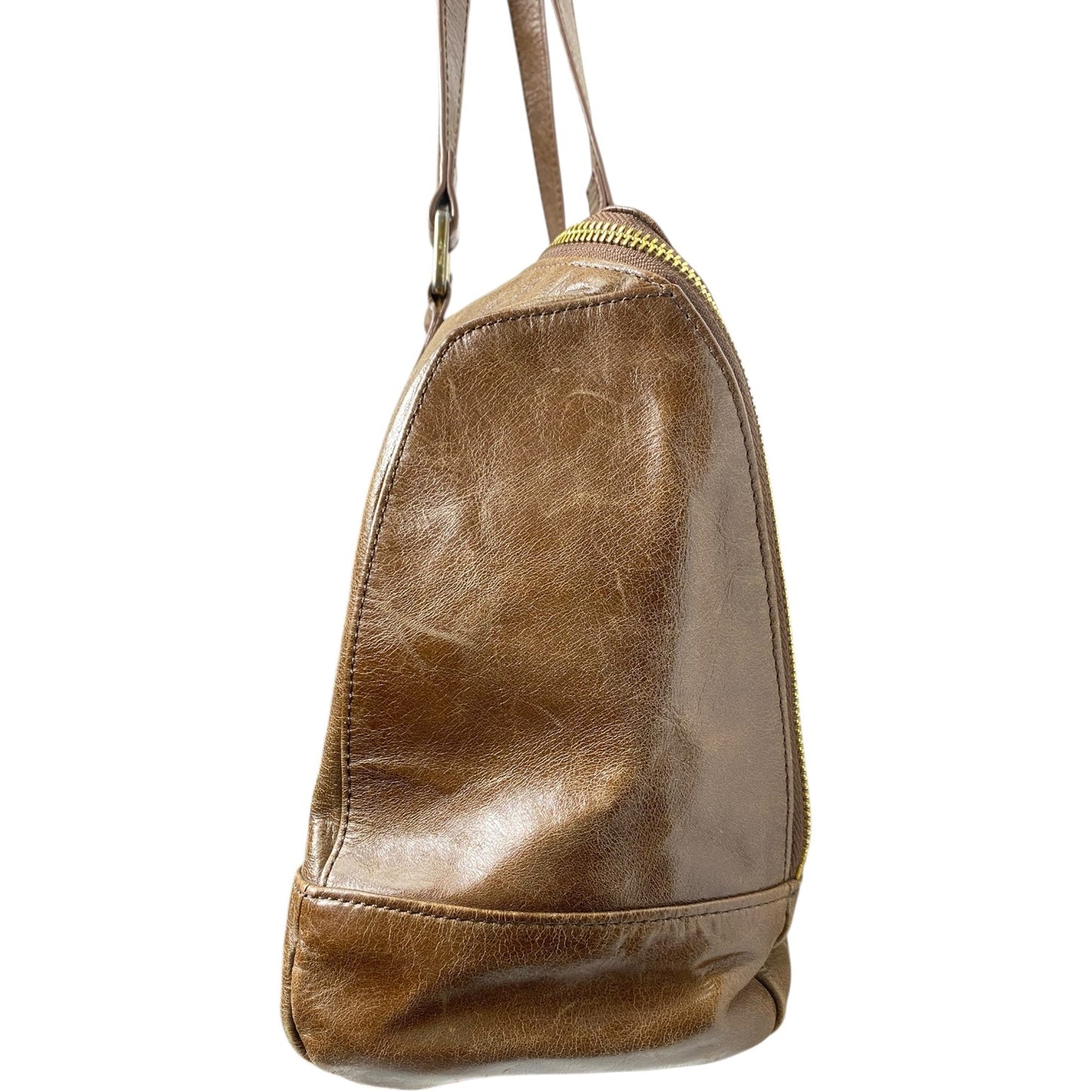 Handbag Leather By Hobo Intl, Size: Medium