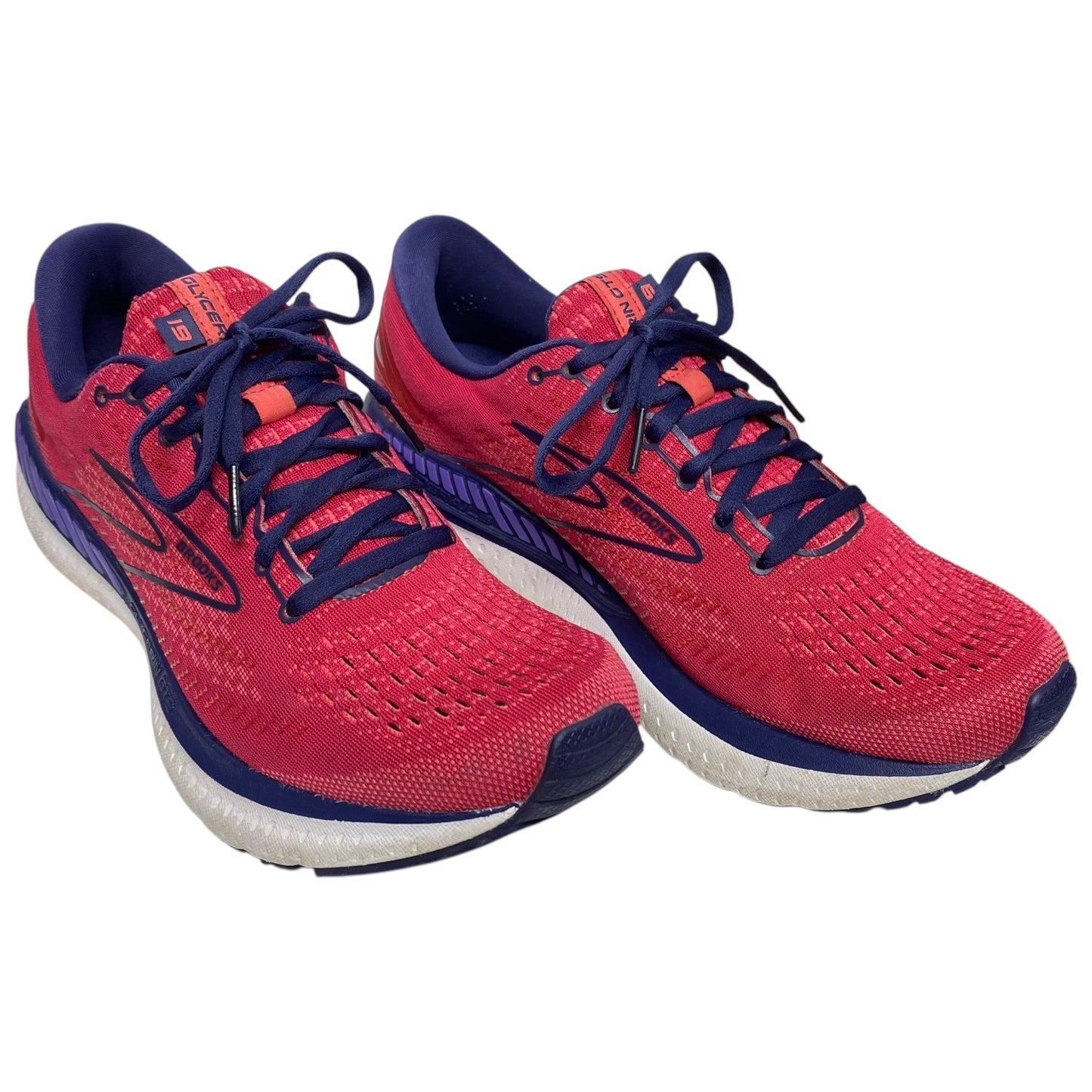 Shoes Athletic By Brooks In Pink & Purple, Size: 9