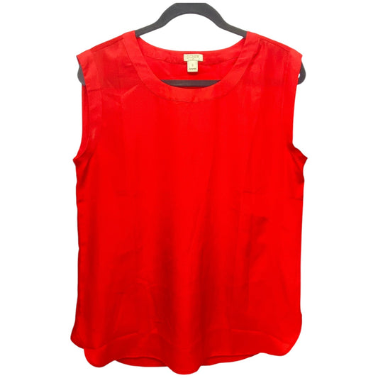 Top Short Sleeve By J. Crew In Coral, Size: S