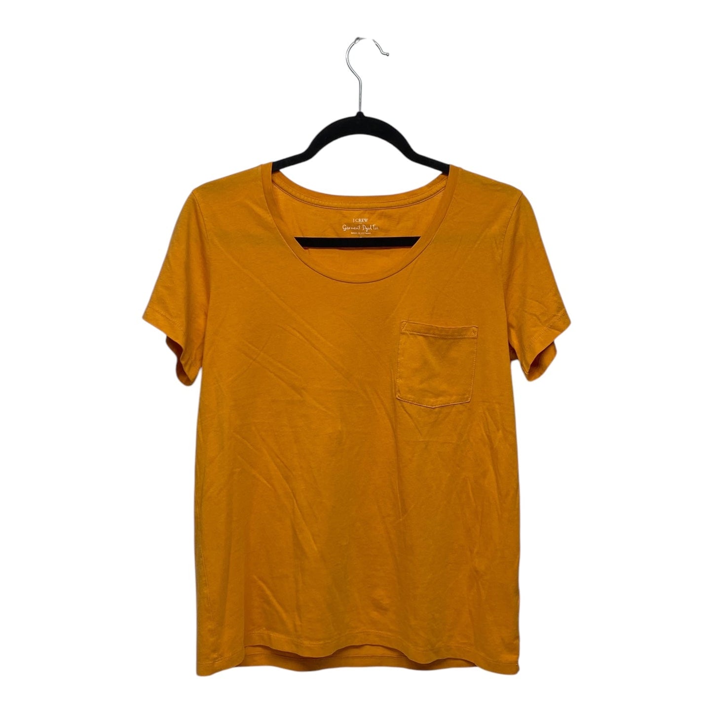 Top Short Sleeve Basic By J. Crew In Yellow, Size: S