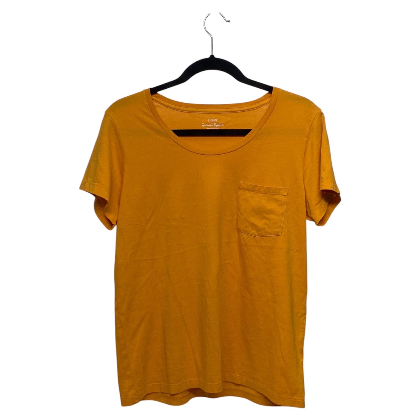 Top Short Sleeve Basic By J. Crew In Yellow, Size: S