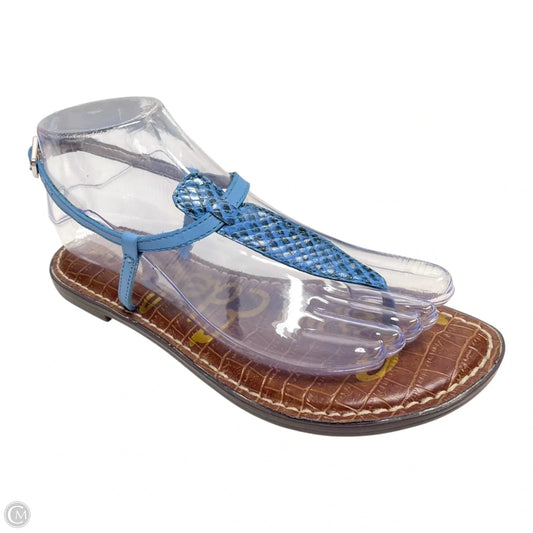 Sandals Flats By Sam Edelman In Blue, Size: 7